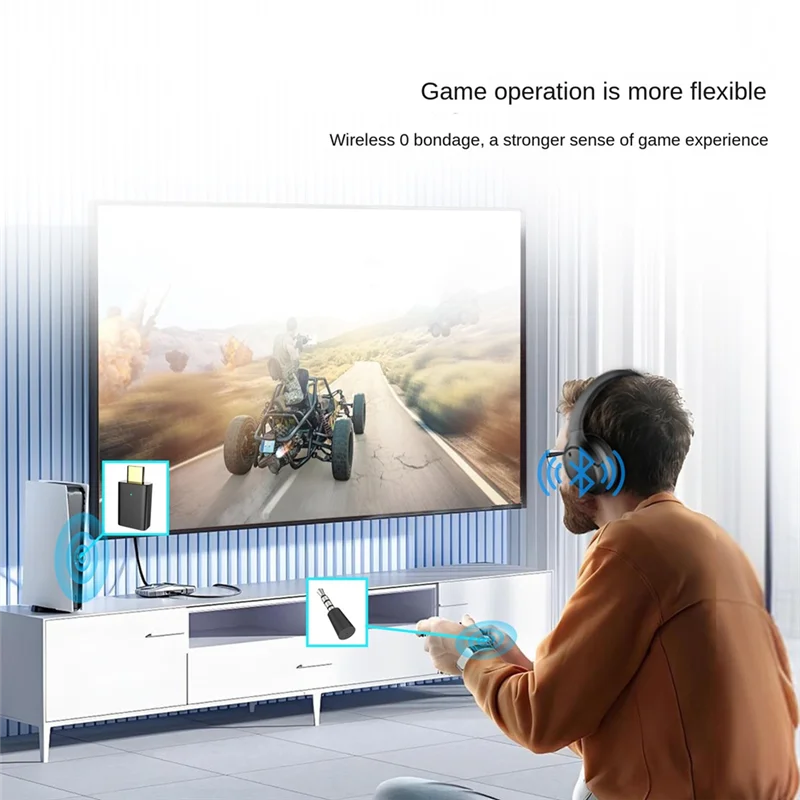FGHGF ABAC-LE Audio LC3 Type-C AptX LL HD Bluetooth Transmitter