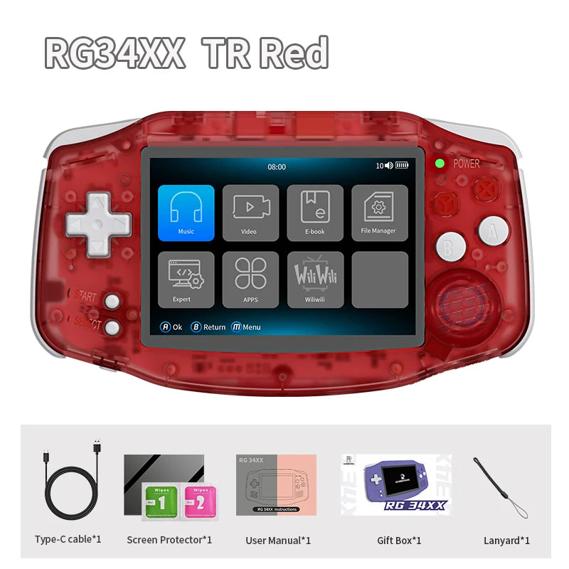 Anbernic RG34XX Retro Handheld Game Console WiFi Bluetooth
