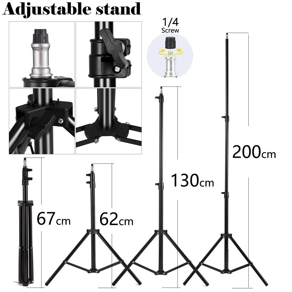 Baodeli Photography Softbox Kit With Tripod For Studio Video Lighting