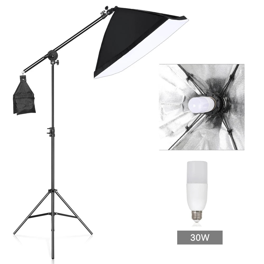SH Continuous Softbox Lighting Kit For Photography Studio
