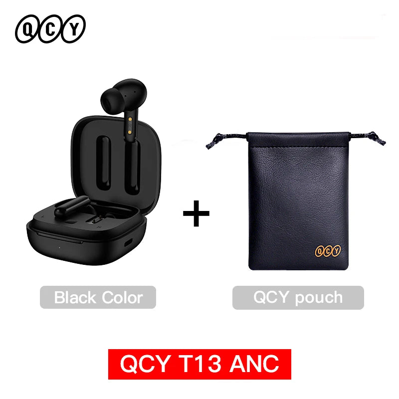 Qcy T13 Wireless Earbuds Active Noise Canceling Enc Mics