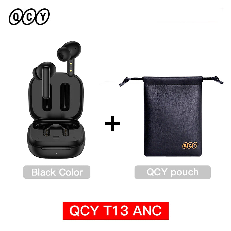 QCY T13 ANC Wireless Earphones Bluetooth Active Noise Cancelling Headphones
