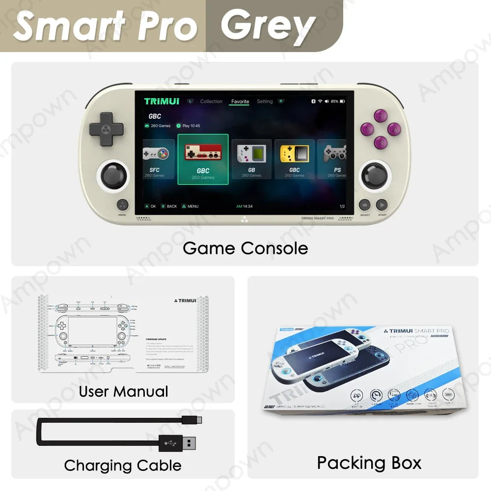 Trimui Smart Pro Handheld Game Console With Linux System