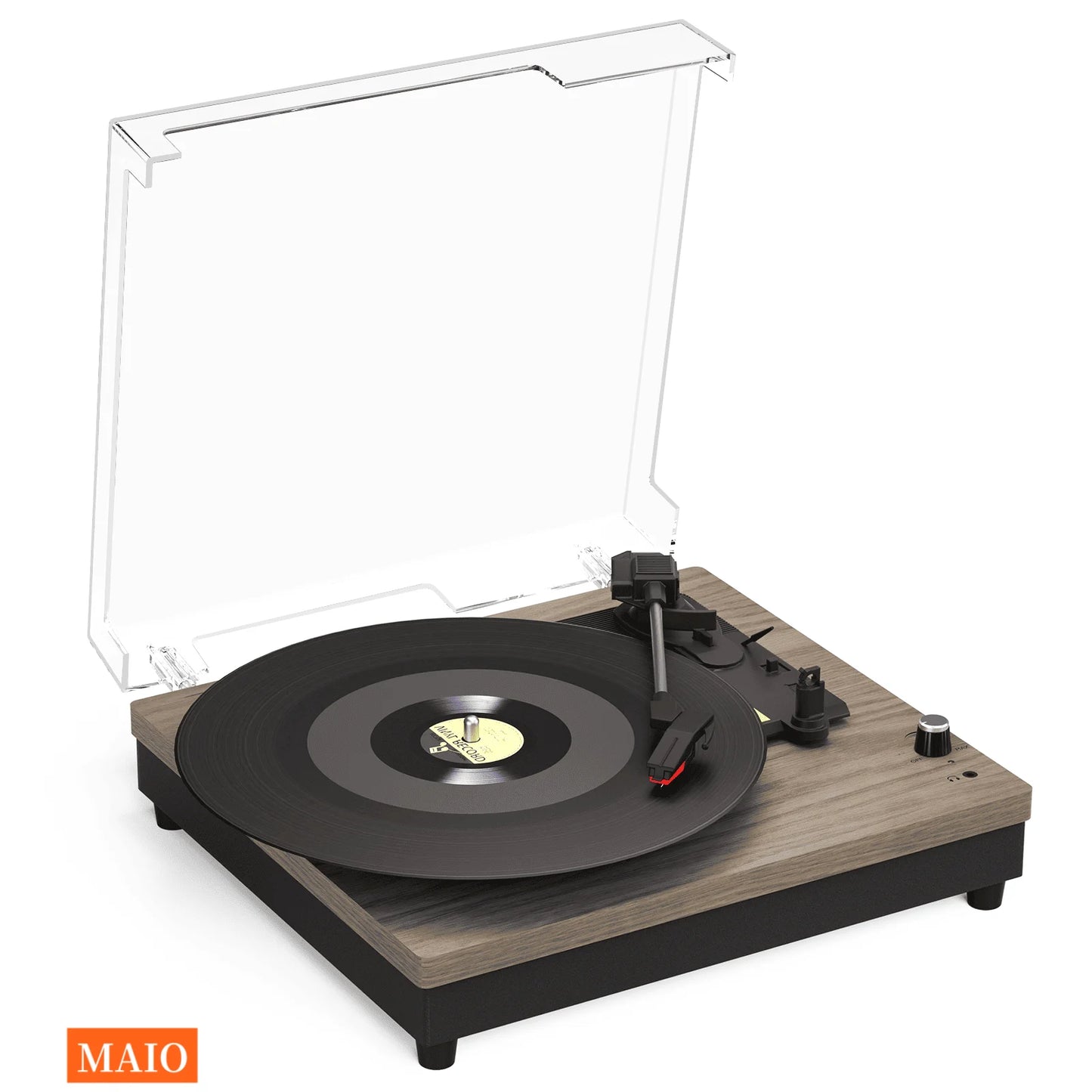 Maio Portable Record Player With Built-In Speakers 3-Speed