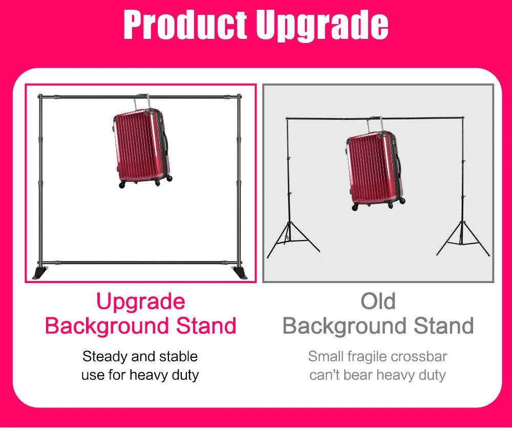 SucceBuy Adjustable Telescopic Backdrop Stand For Photography