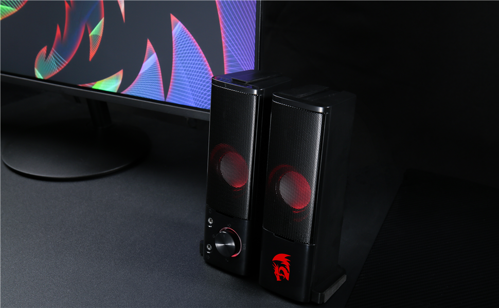 Redragon GS550 2.0 PC Gaming Desktop Stereo Speakers