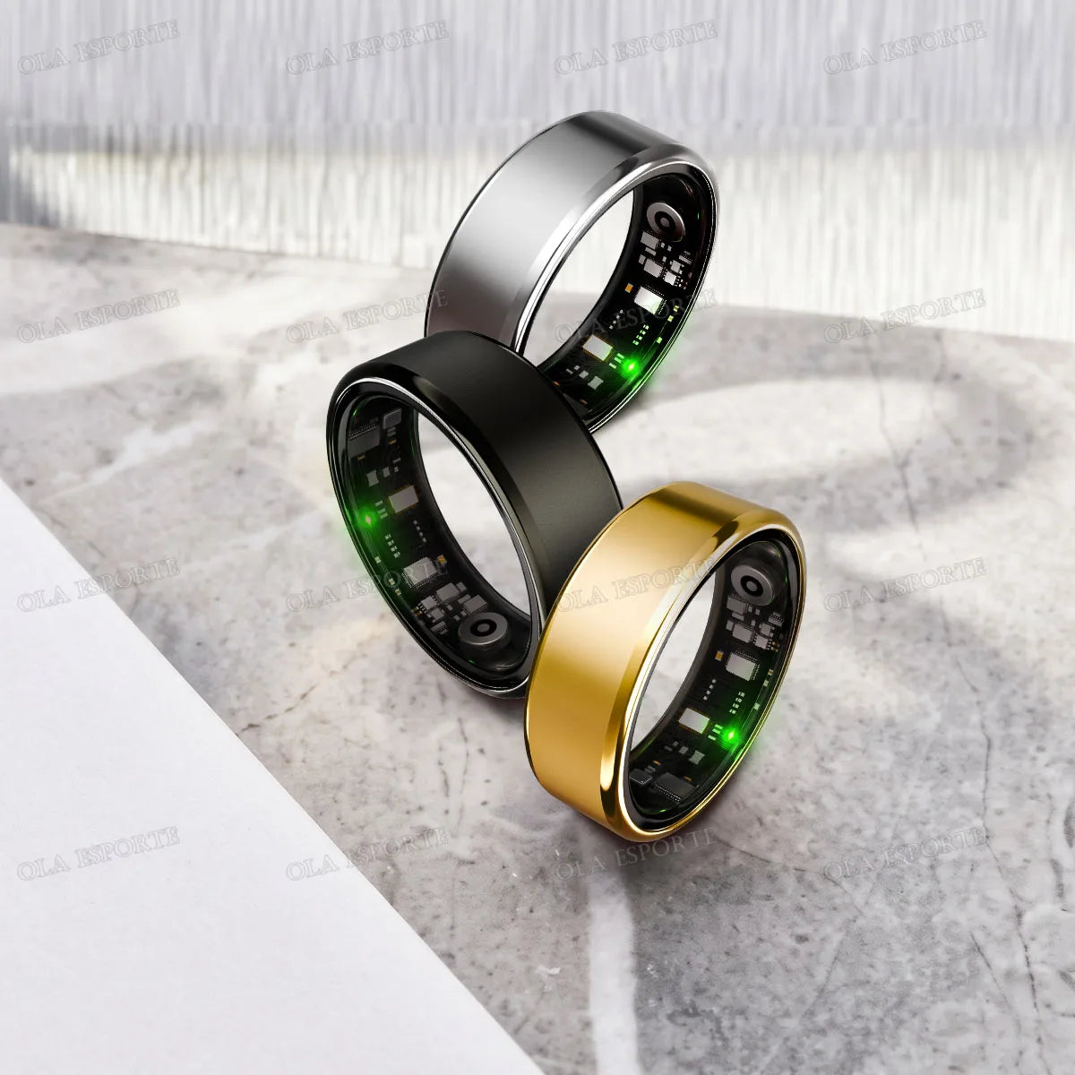 Smart Ring Fitness Tracker Heart Rate Blood Oxygen Monitoring