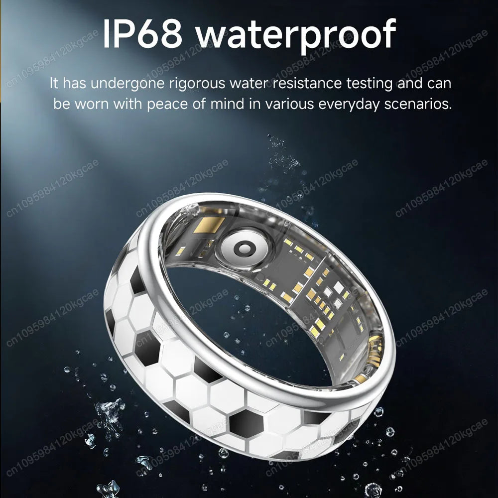 Ola Esporte Smart Ring Fitness Tracker With Charging Case