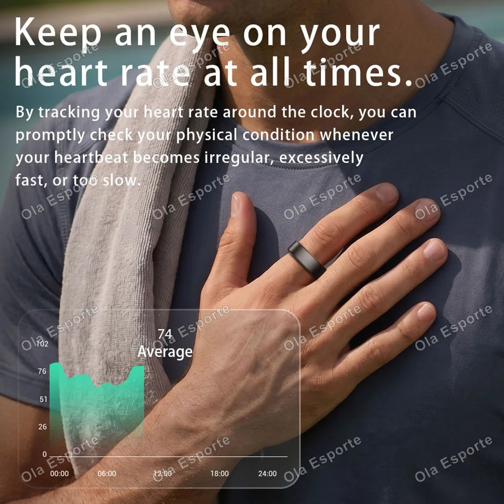 Ola Esporte Smart Ring Health Fitness And Sleep Tracker