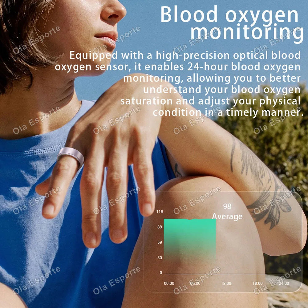 Ola Esporte Smart Ring Health Fitness And Sleep Tracker