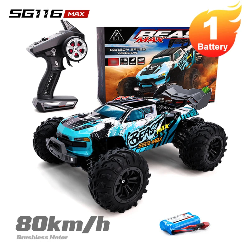 ZNLYRION Four Wheel Drive Off Road Remote Control Buggy Truck