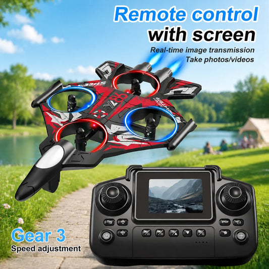 ZNLYRION YL86 Drone With Screen Remote And 480P Camera