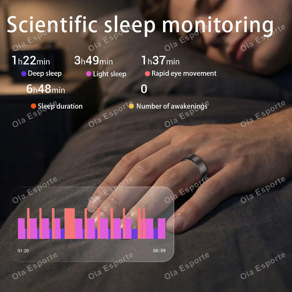 Ola Esporte Smart Ring Health Fitness And Sleep Tracker