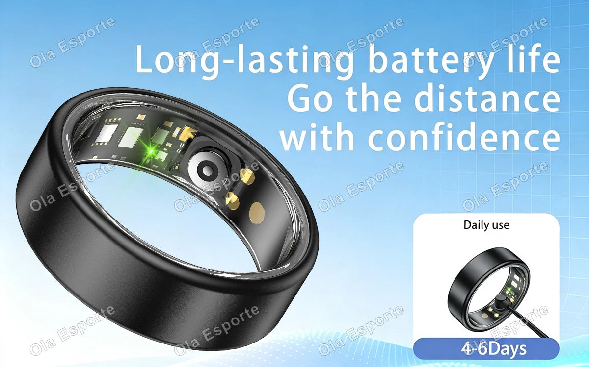 Ola Esporte Smart Ring Health Fitness And Sleep Tracker