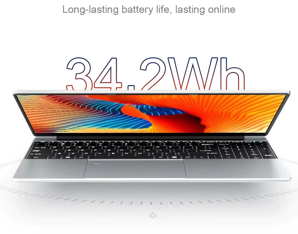 Windows 11 15.6' Ultra Slim Portable Laptop Intel Core I9-9900U 16GB RAM 1TB 2TB SSD Fingerprint Office Gaming Laptop PC