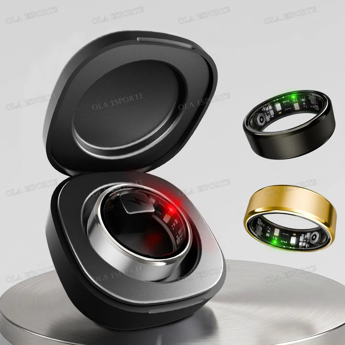 Smart Ring Fitness Tracker Heart Rate Blood Oxygen Monitoring