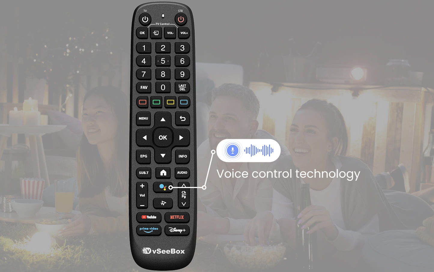 2026 V6 Plus with Voice Control 4GB RAM 64GB Storage Powerful Streaming Box