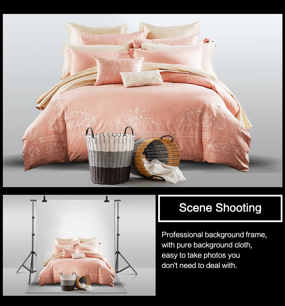 SH Photography Background Backdrop Stand Support Picture Canvas Frame System Kit With Carry Case For Muslin Photo Video Studio