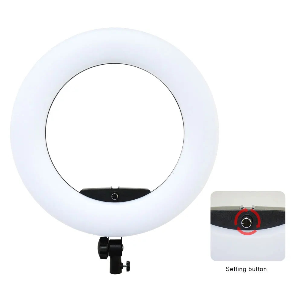 18inch Ring Lights Lamp with Tripod 96W Selfie Light for Beauty Salon Tattoo Yidoblo FD480 Photo Studio Video Light CRI95+