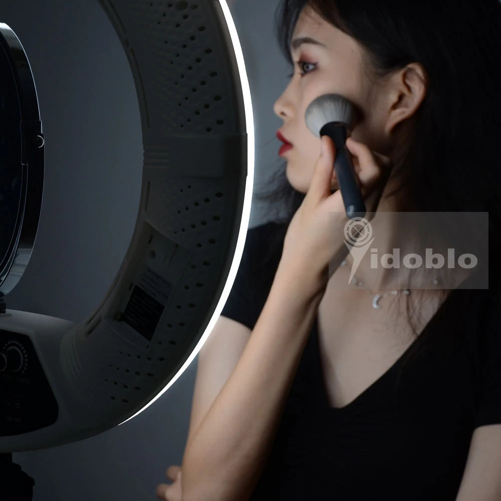 18inch Ring Lights Lamp with Tripod 96W Selfie Light for Beauty Salon Tattoo Yidoblo FD480 Photo Studio Video Light CRI95+