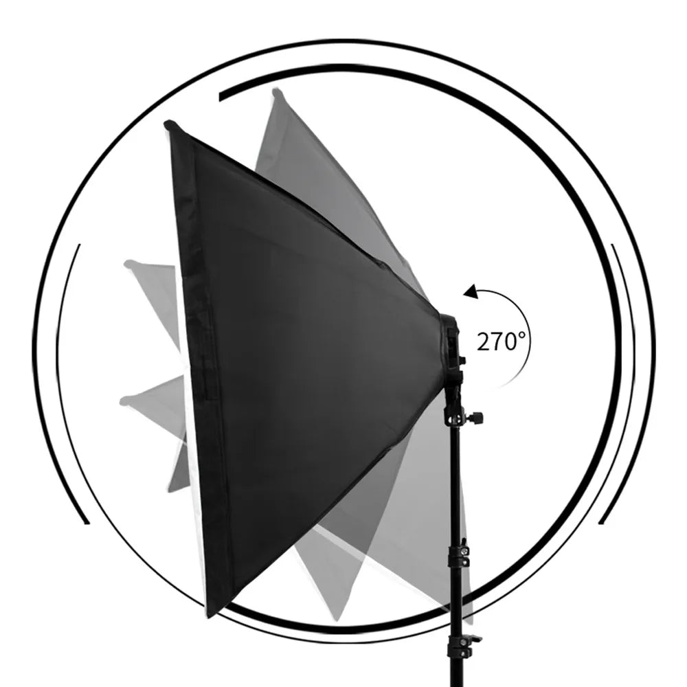 SH Continuous Softbox Lighting Kit For Photography Studio