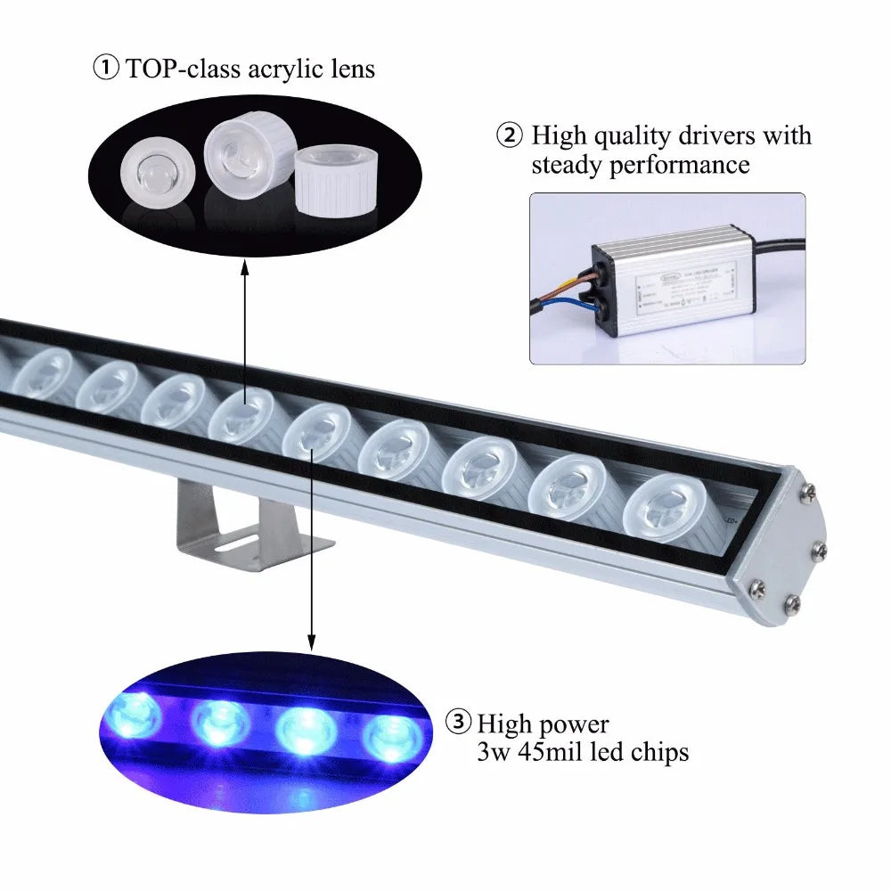 Populargrow Aquarium LED Light for Coral Reef Tanks