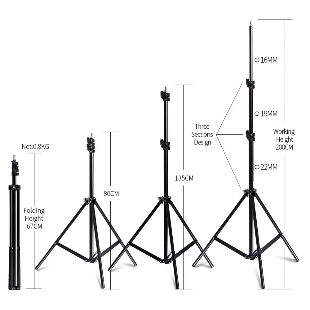 SH Continuous Softbox Lighting Kit For Photography Studio