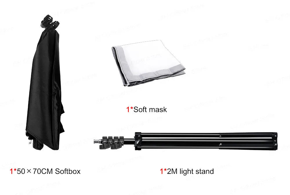 SH Continuous Softbox Lighting Kit For Photography Studio
