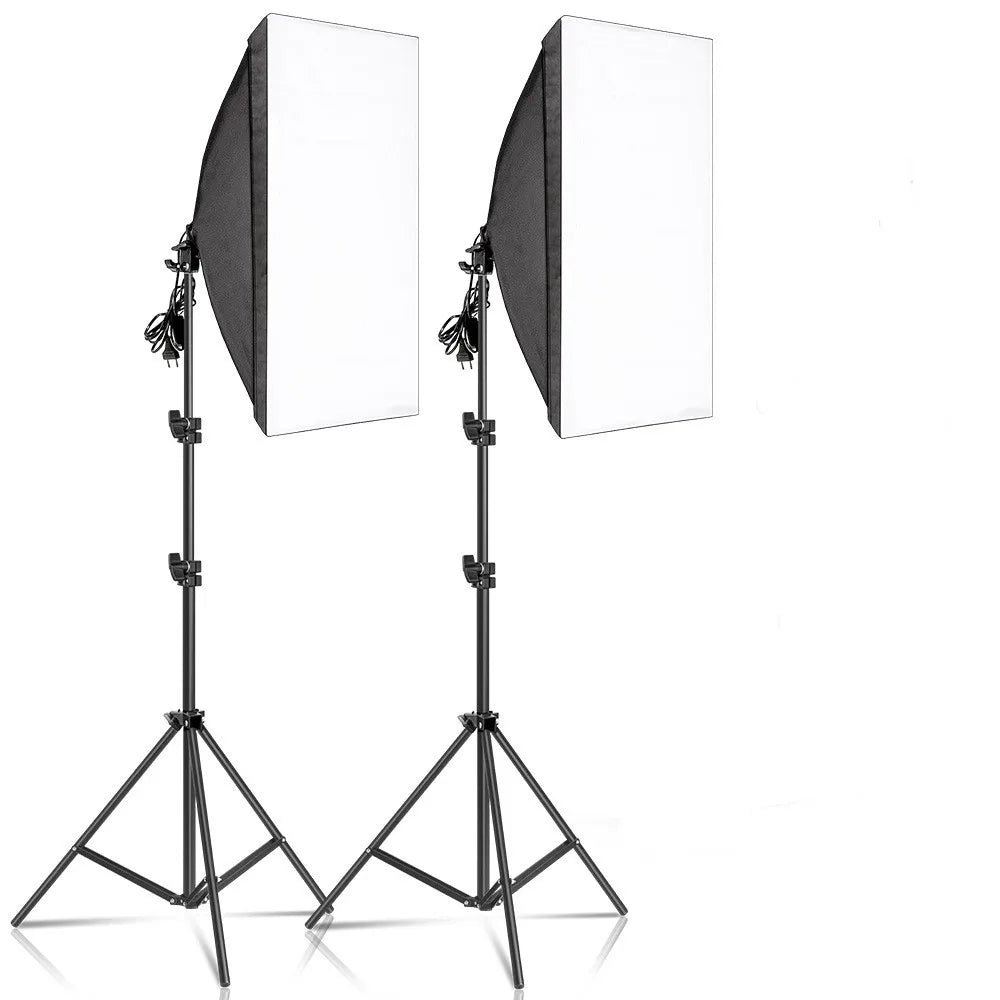 SH Professional Continuous LED Lighting Softbox Kit For Photo Studio