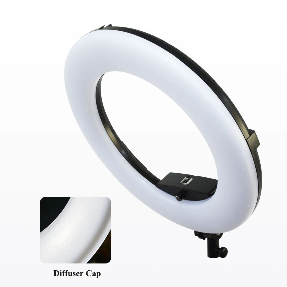18inch Ring Lights Lamp with Tripod 96W Selfie Light for Beauty Salon Tattoo Yidoblo FD480 Photo Studio Video Light CRI95+