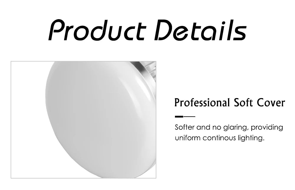 SH Professional Continuous LED Lighting Softbox Kit For Photo Studio
