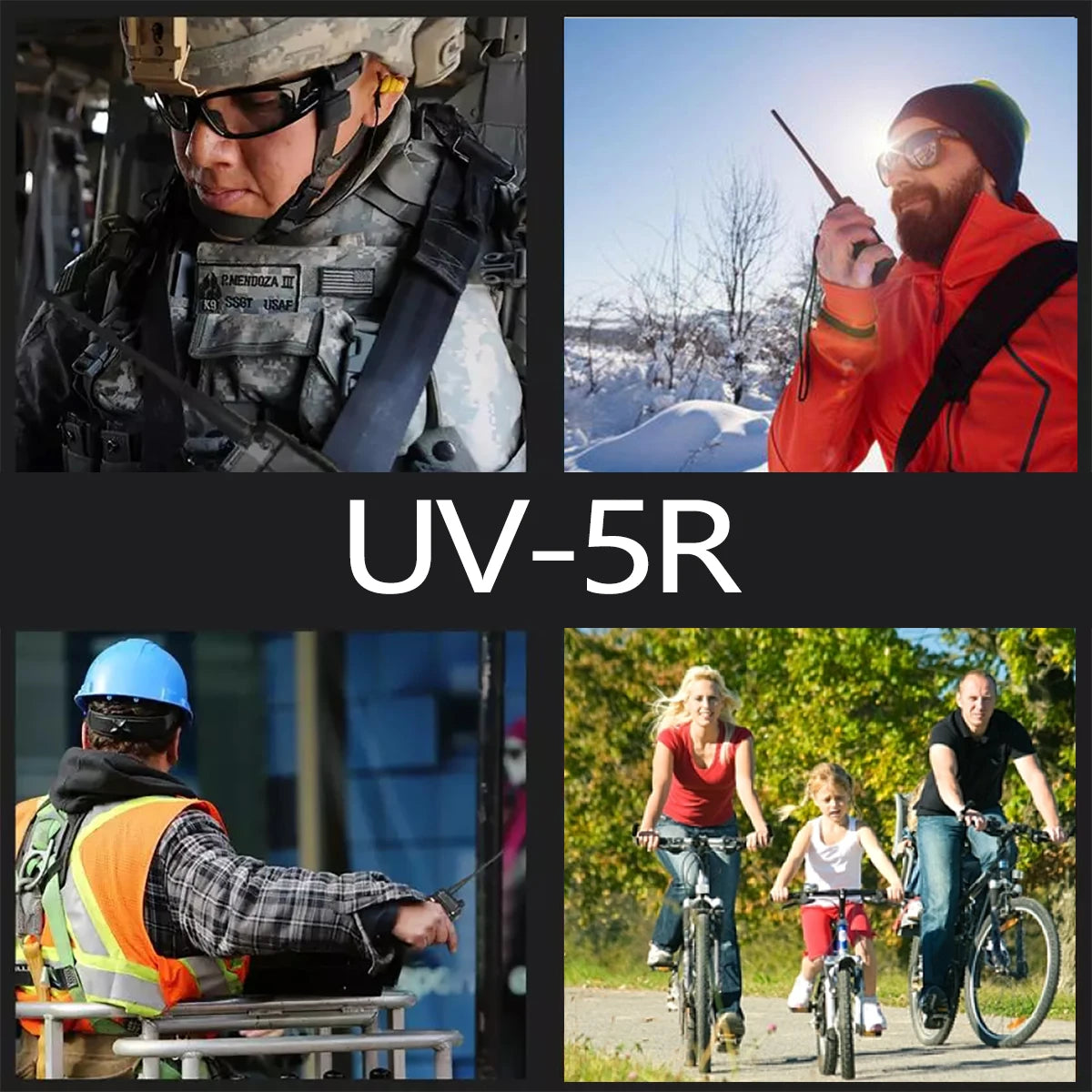 Baofeng UV-5R Dual Band VHF UHF Portable Two-Way Radio Transceiver
