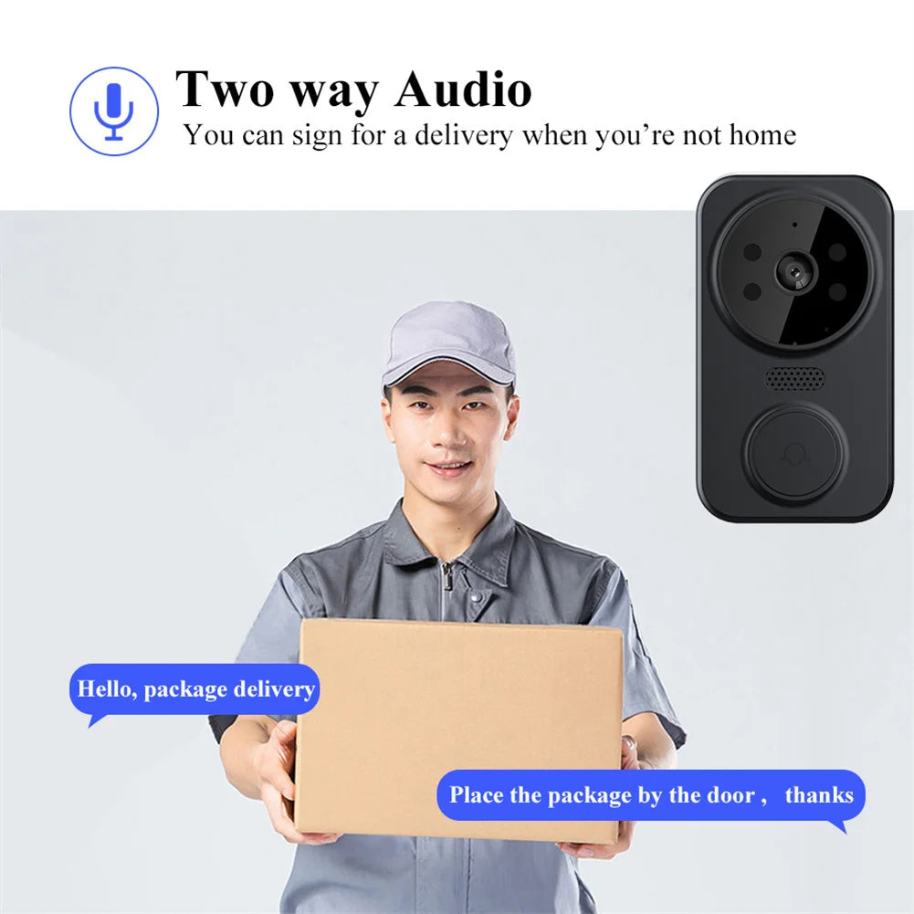 M8 Wifi Smart Visual Doorbell Two-way Intercom Infrared Night Vision Remote Monitoring Security System Wifi Video Door Bell