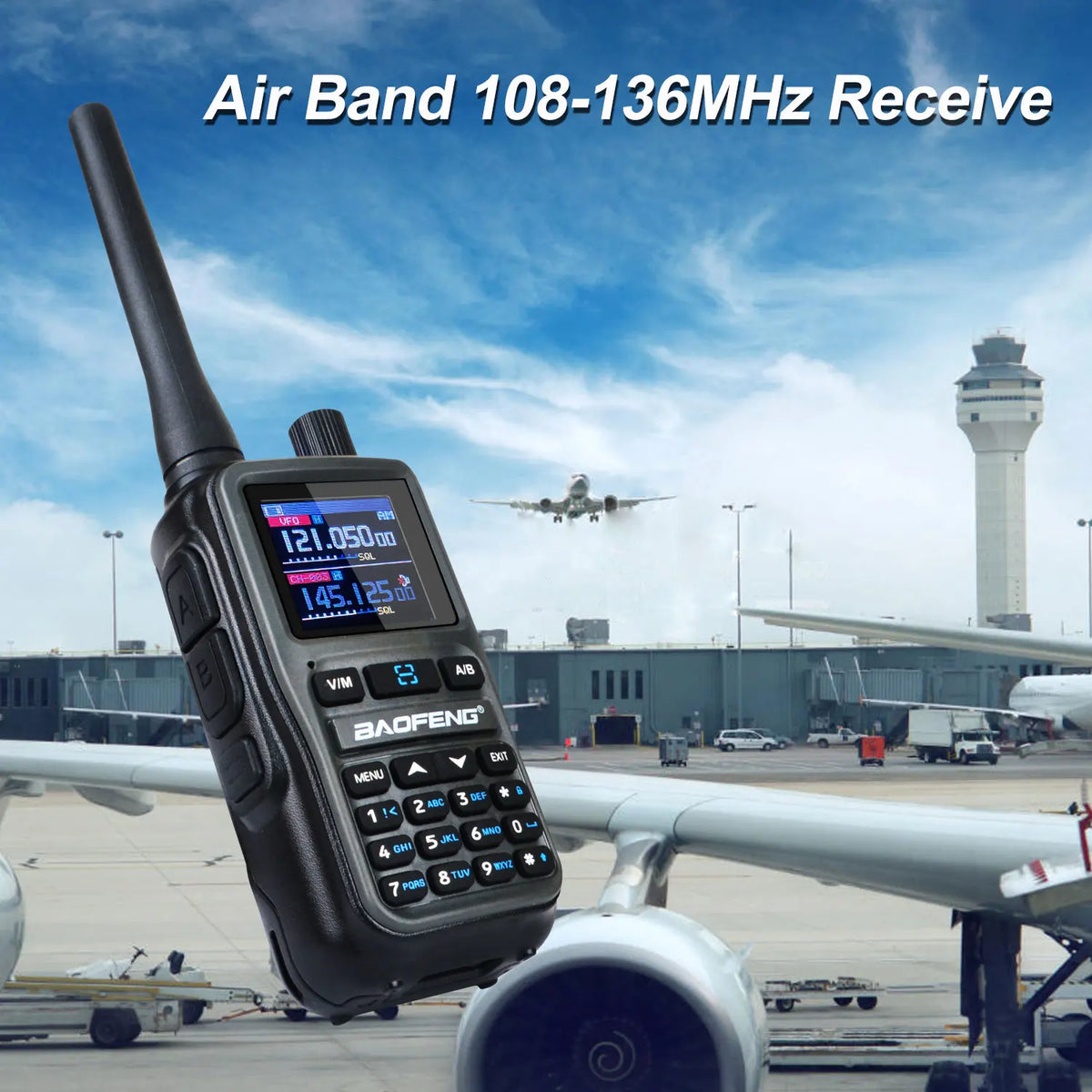 Baofeng UV-5R Dual Band Two-Way Radio With Type-C Charging