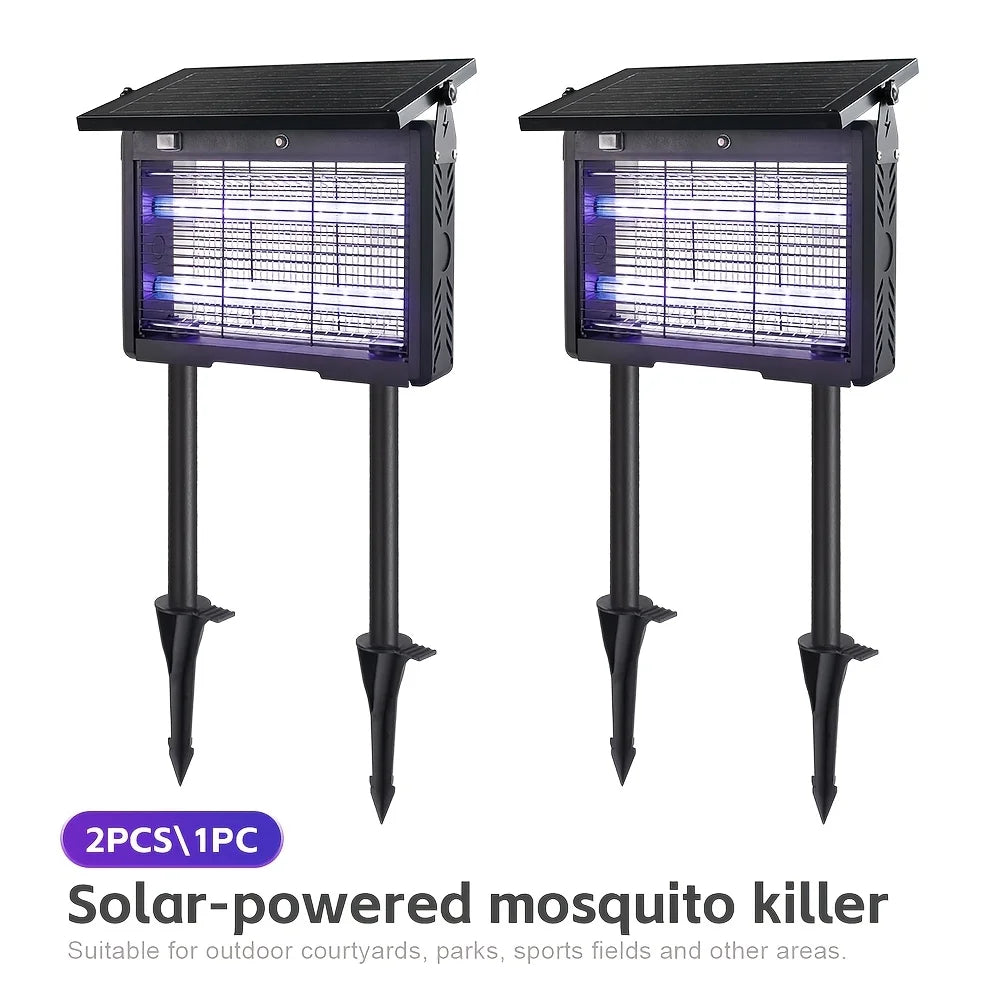 2 PCS / 1 PC - Outdoor Solar Mosquito Repellent Device, Outdoor Mosquito Killer Lamp, Solar Insect Repellent Device