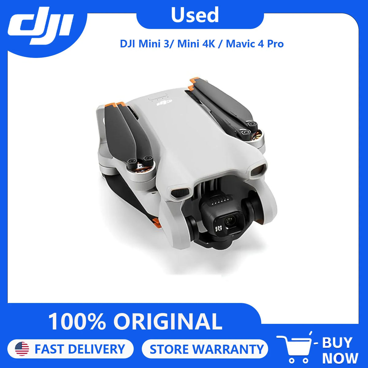 DJI Refurbished Quadcopter Drone With 4K Camera And Gimbal