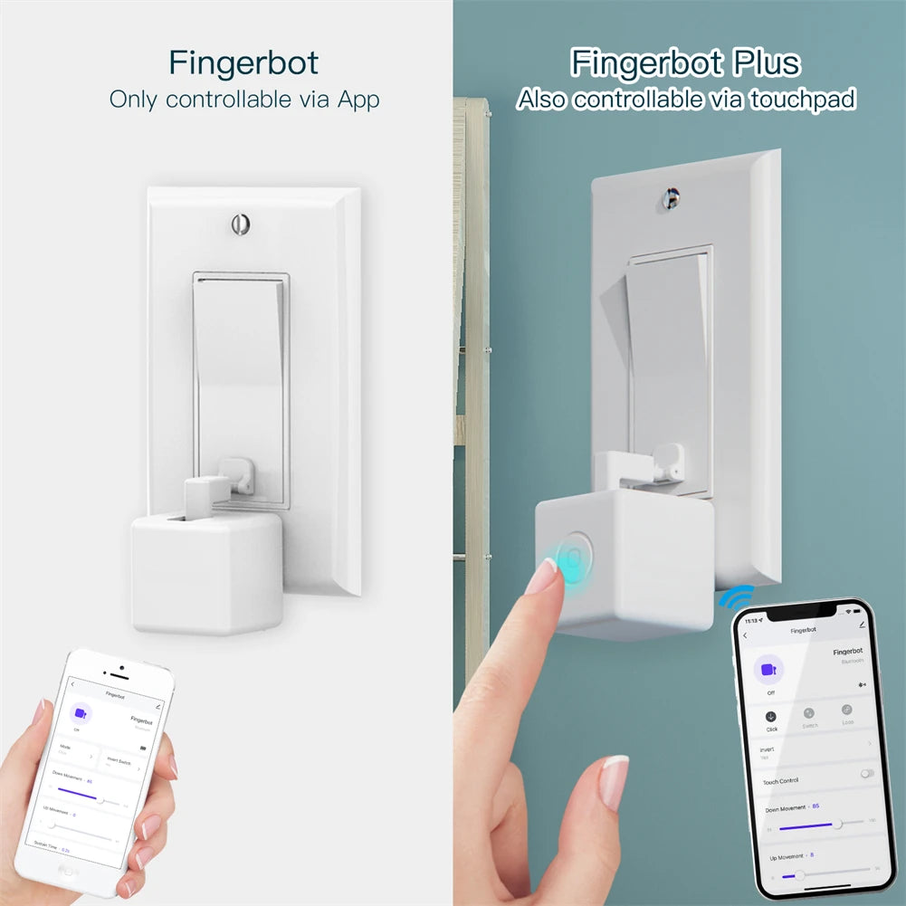MOES Tuya Smart Bluetooth Fingerbot Switch Button Pusher Smart Life App Voice Control via Alexa, Google Assistant