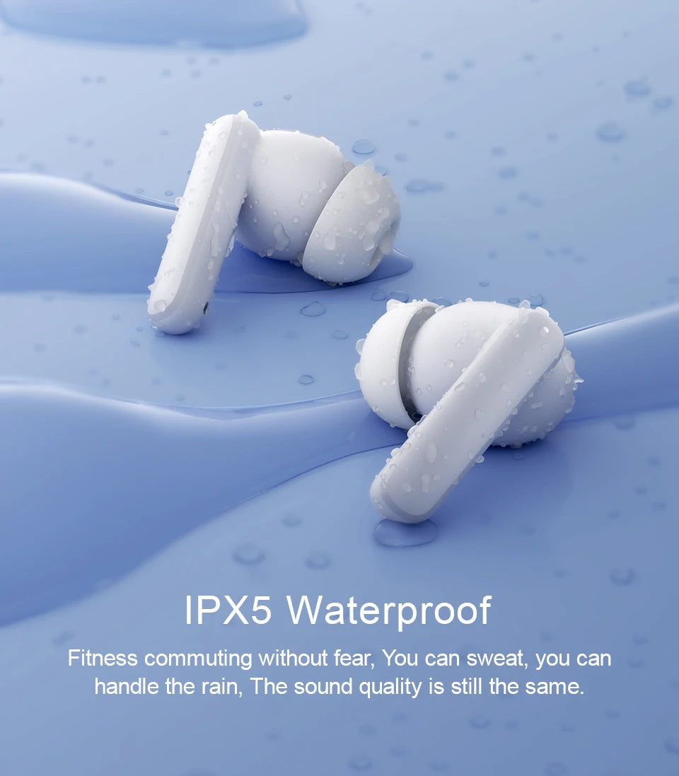 Qcy T13 Wireless Earbuds Active Noise Canceling Enc Mics