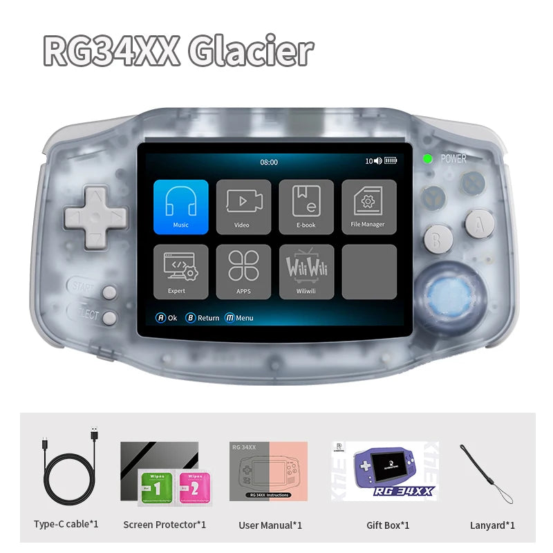 Anbernic RG34XX Retro Handheld Game Console WiFi Bluetooth