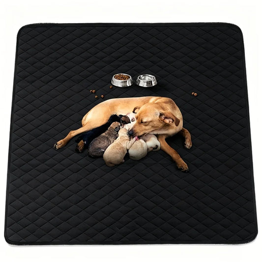 Washable Reusable Dog Pee Pads, 72"x72" Absorbent & Waterproof Puppy Training Pad for Crate, Playpen & Carpet, Large Potty Pads for Dogs, Cats & Small Pets