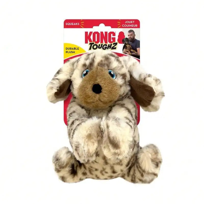 Durable Plush Dog Chew Toy For Aggressive Chewers Red Highland Cow Design
