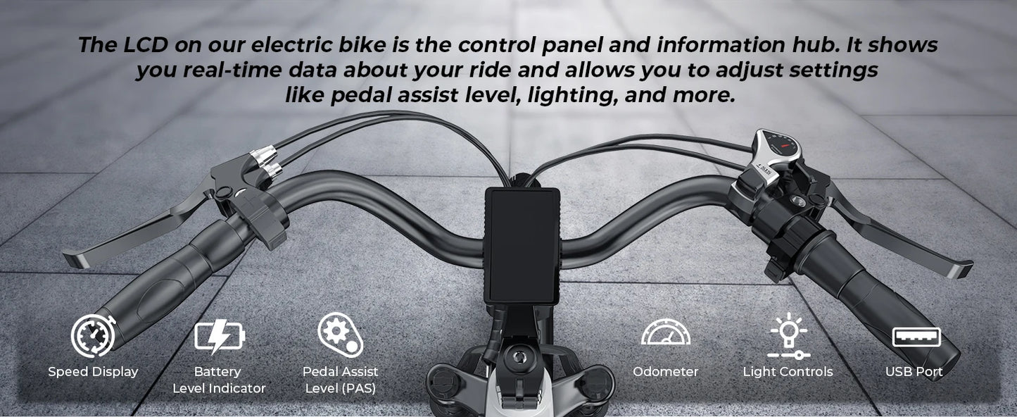 Cybervelo 26" Step-Thru Commuter, 1000W Peak 48V 25Ah Detachable Battery, Long Range 7-Speed Shift Electric Bike for Adult EK7