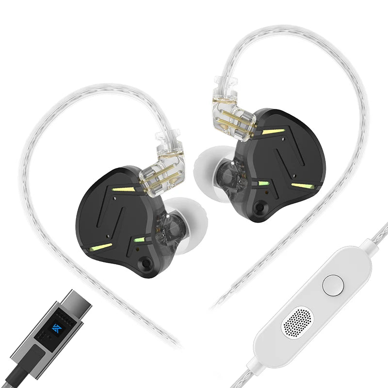 ZST pro X KZ 1BA 1DD Hybrid Driver Wired Earbuds Deep Bass HiFi In-Ear Monitor Headphone for Gaming And Musician