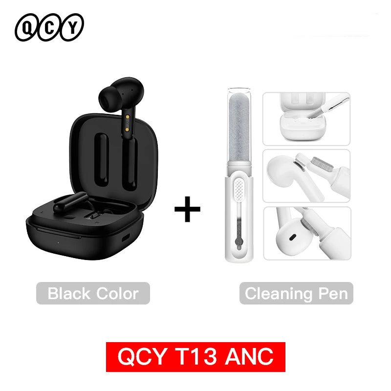 QCY T13 ANC Wireless Earphones Bluetooth Active Noise Cancelling Headphones