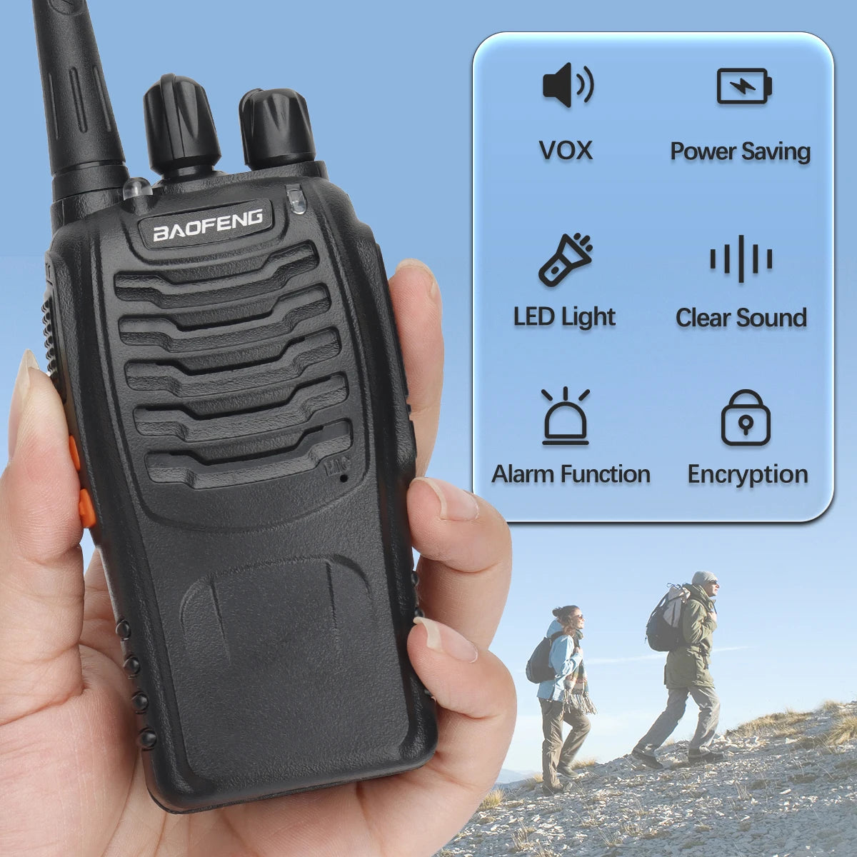 Baofeng BF-88E UHF Two Way Radio for Hunting Outdoors
