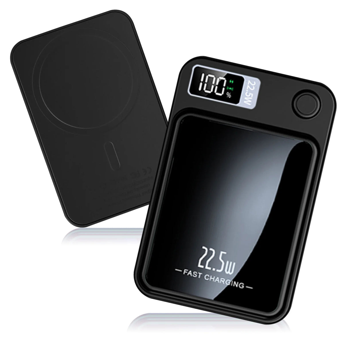 Magnetic Wireless Power Bank With Fast Charging And LED Display