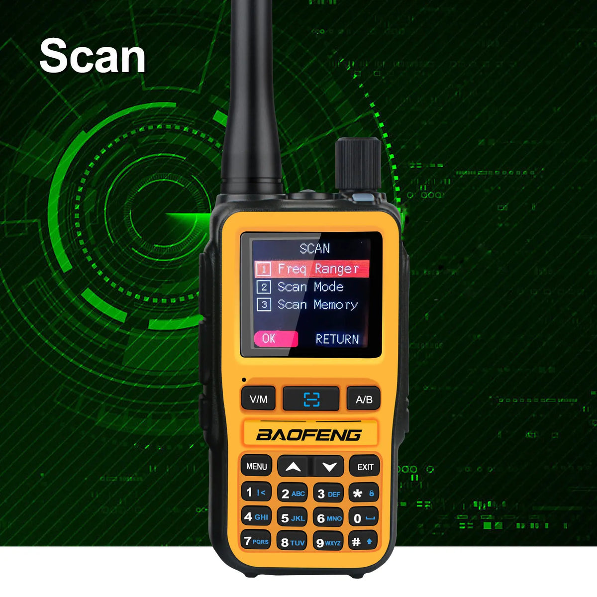 Baofeng UV-5R Dual Band Two-Way Radio With Type-C Charging