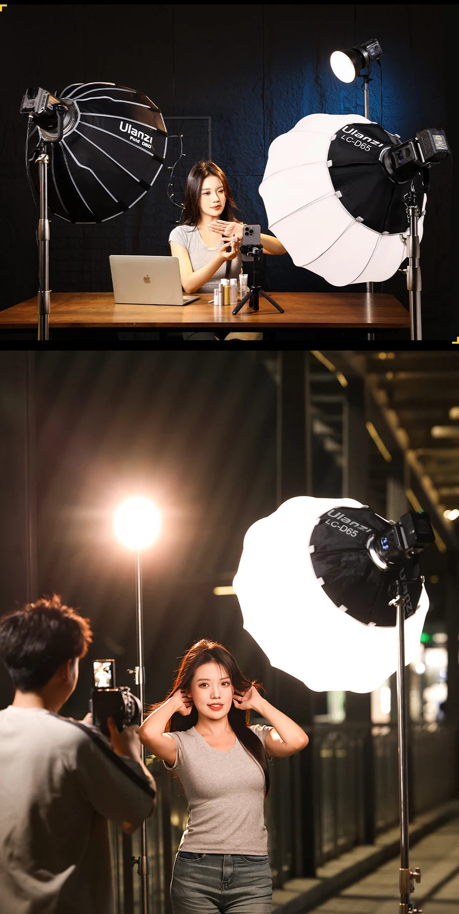 Ulanzi VL120BI Wireless Pro COB Video Light For Studios
