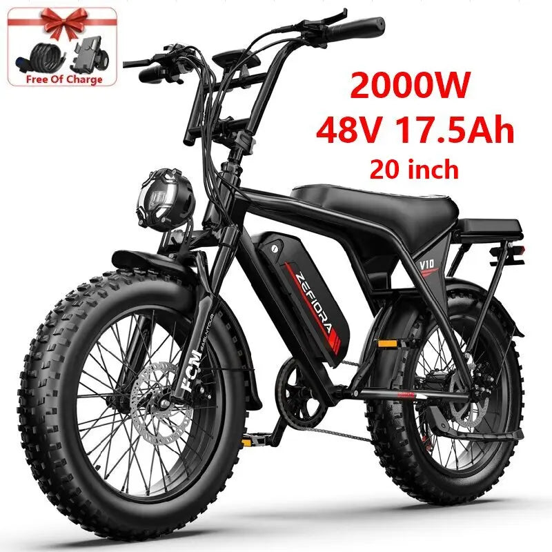 Hot 20 26 Inch Electric Bike,1000w 2000w 30-50mph 30-60miles 48v 10ah 15ah 17.5ah 20ah Aluminum Alloy,for Electric Bicycle