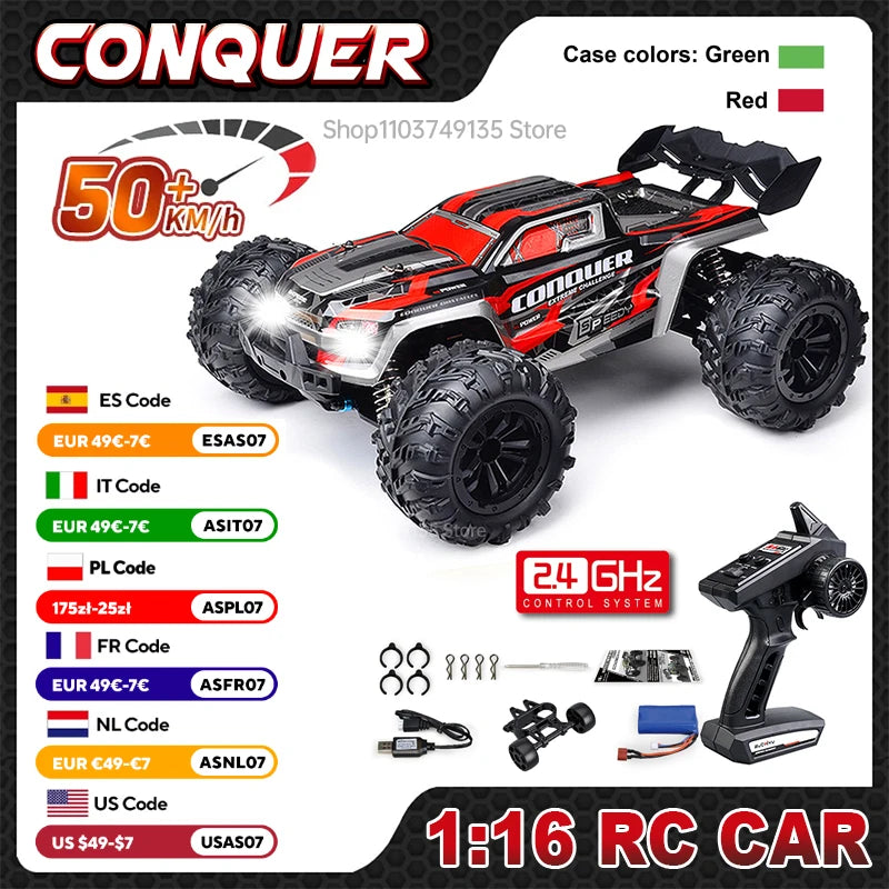 WLtoys RC Car 4WD Off Road Monster Truck High Speed